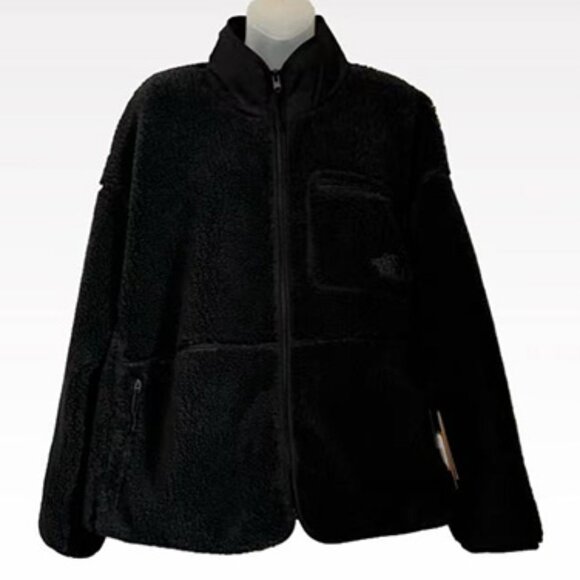 The North Face Women's Plus Extreme Pile Jacket Black 2X - Picture 1 of 11